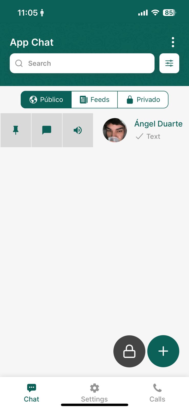 appChat App - Perfil de usuario