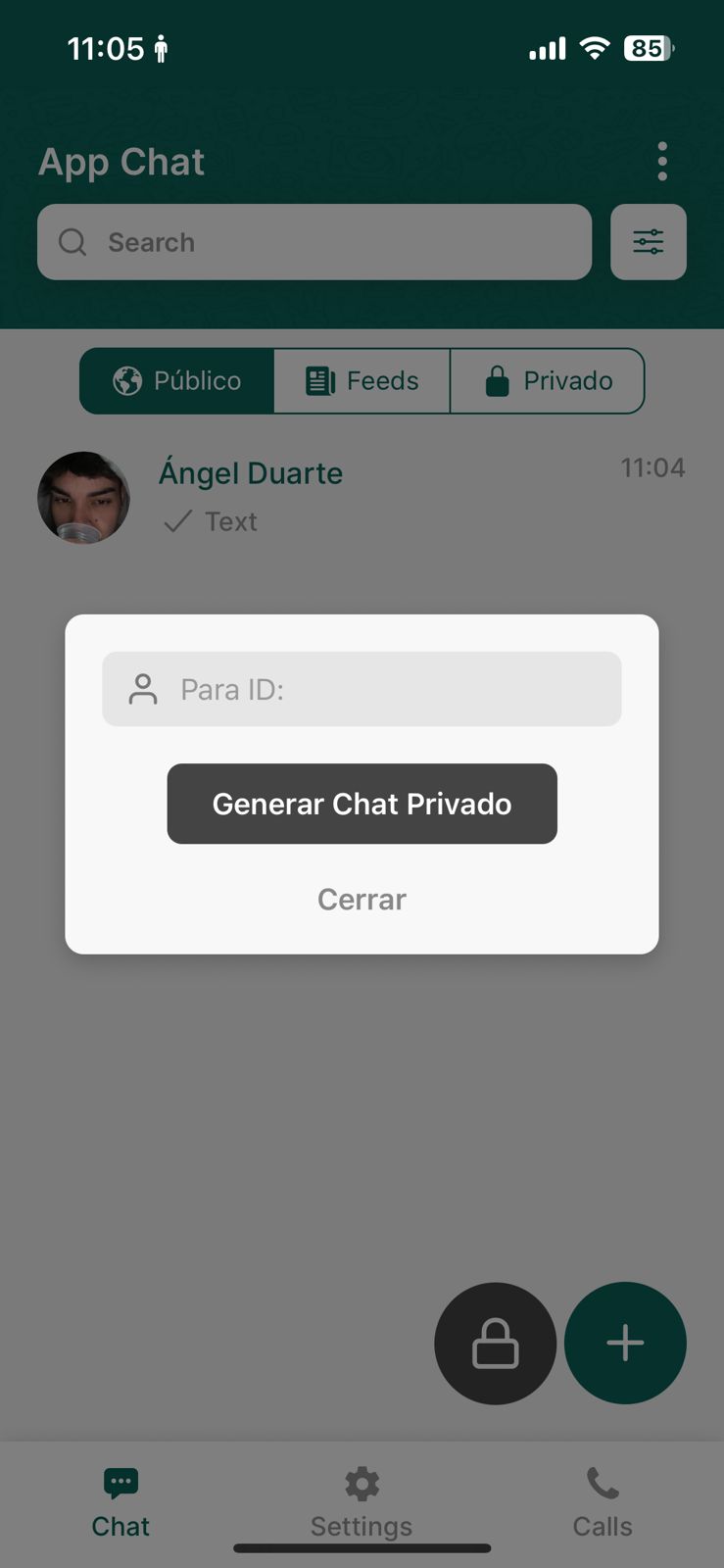 appChat App - Notificaciones