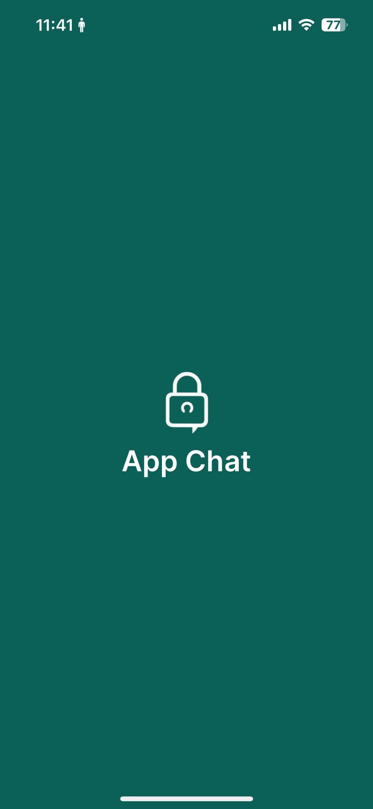 appChat App - Diseño dark mode