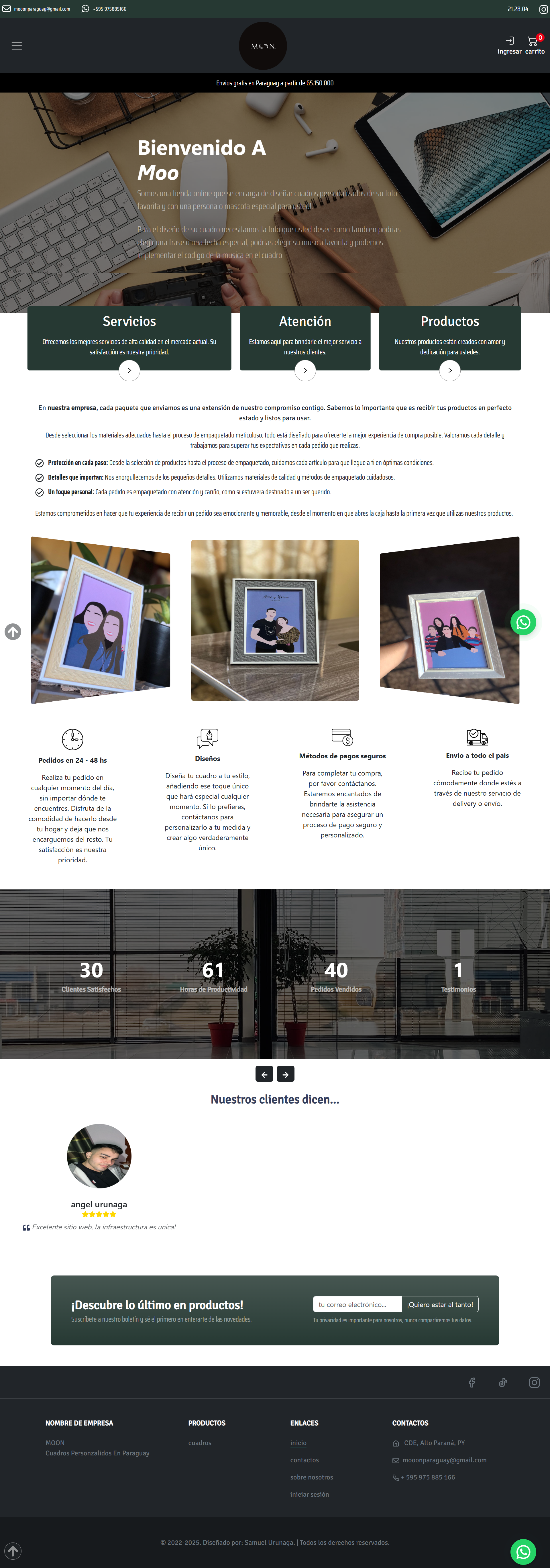 Moon Py - Diseño responsive